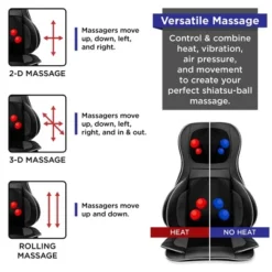 Best Choice Products Air Compression Shiatsu Neck & Back Massager Seat Chair Pad Massage Cushion, 2D/3D Kneading W/ Heat -Best Choice Products GUEST a385d854 0514 4553 8198 cc71b9ba00ee