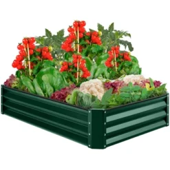 Best Choice Products 6x3x1ft Outdoor Metal Raised Garden Bed For Vegetables, Flowers, Herbs, Plants 19 Best Choice Products 6x3x1ft Outdoor Metal Raised Garden Bed For Vegetables, Flowers, Herbs, Plants -Best Choice Products GUEST a4644bda 05ee 4791 82fa 9c93bcaef307