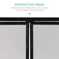 Best Choice Products 38.5x31in 2-Door Fireplace Screen, Handcrafted Wrought Iron Spark Guard W/ Magnetic Doors -Best Choice Products GUEST a4d7c82c dc52 4261 9dcf a6cf9d018530
