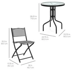 Best Choice Products 3-Piece Bistro Set -Best Choice Products GUEST a58b0378 5ccf 47fa 9b04 8b5fb2a7cca1