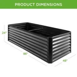 Best Choice Products 8x4x2ft Outdoor Metal Raised Garden Bed, Planter Box For Vegetables, Flowers, Herbs 15 Best Choice Products 8x4x2ft Outdoor Metal Raised Garden Bed, Planter Box For Vegetables, Flowers, Herbs -Best Choice Products GUEST a8ea8502 6369 4682 b2e4 bb70a7addfbd