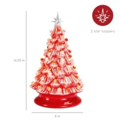 Best Choice Products 15in Pre-lit Ceramic Christmas Tree W/ Cord, Hand-Painted Decoration -Best Choice Products GUEST a921527d b289 46a0 835e 0c5afcc49258