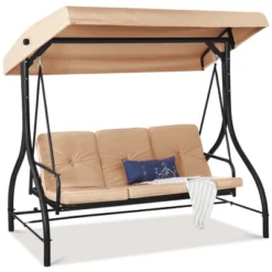 Best Choice Products 3-Seat Outdoor Converting Canopy Swing Glider Patio Hammock W/ Removable Cushions 17 Best Choice Products 3-Seat Outdoor Converting Canopy Swing Glider Patio Hammock W/ Removable Cushions -Best Choice Products GUEST ac96fabb 9455 4f2b b863 f0fdb571bca4