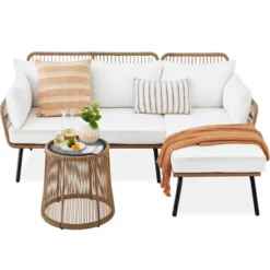 Best Choice Products Outdoor Woven Rope Sectional Patio Furniture, L-Shaped Conversation Set W/ Table -Best Choice Products GUEST acfbd4e5 2876 48ee b68d 51867390c395
