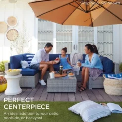 Best Choice Products 7-Piece Modular Outdoor Conversational Furniture Set, Wicker Sectional Sofas W/ Cover 17 Best Choice Products 7-Piece Modular Outdoor Conversational Furniture Set, Wicker Sectional Sofas W/ Cover -Best Choice Products GUEST ad4d8eb8 f8f5 4509 806e 8a923d44a545