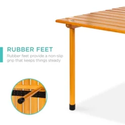 Best Choice Products 28x28in Foldable Indoor Outdoor Portable Wooden Table For Picnics, Camping, Beach W/ Carrying Case 9 Best Choice Products 28x28in Foldable Indoor Outdoor Portable Wooden Table For Picnics, Camping, Beach W/ Carrying Case -Best Choice Products GUEST b195629b e8e5 4ea8 be9e 88e86d5eb37c