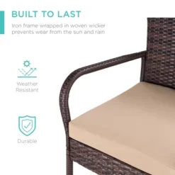 Best Choice Products Set Of 2 Wicker Bar Stools W/ Cushion, Footrests, Armrests For Patio, Pool, Deck 10 Best Choice Products Set Of 2 Wicker Bar Stools W/ Cushion, Footrests, Armrests For Patio, Pool, Deck -Best Choice Products GUEST b4bcd2f6 f754 4038 9981 7ce4feddbe8b
