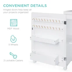 Best Choice Products Sewing Machine Table & Desk W/ Craft Storage And Bins -Best Choice Products GUEST b50a5585 1a2f 4b77 8067 f5a238dc937d
