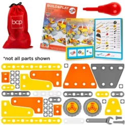 Best Choice Products Kids 147-Piece 5-in-1 Educational STEM Building Toy Kit W/ Car, Helicopter, Boat, Bulldozer, Truck -Best Choice Products GUEST b57bd715 6a61 4521 9a7e 19f6f66623ee