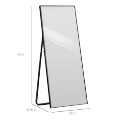Best Choice Products 65x22in Full Length Mirror, Rectangular Beveled Wall Hanging & Leaning Floor Mirror -Best Choice Products GUEST b6535234 92c3 4aff 8a68 2795373d8283