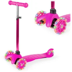 Best Choice Products Kids Mini Kick Scooter Toy W/ Light-Up Wheels And Height Adjustable T-Bar -Best Choice Products GUEST be40fda6 a567 4446 87b0 0021c279b6c7