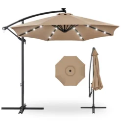 Best Choice Products 10ft Solar LED Offset Hanging Outdoor Market Patio Umbrella W/ Easy Tilt Adjustment 24 Best Choice Products 10ft Solar LED Offset Hanging Outdoor Market Patio Umbrella W/ Easy Tilt Adjustment -Best Choice Products GUEST c5e7bce0 27d7 4a76 b20a bcc53cb0653a