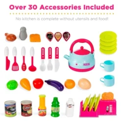 Best Choice Products Pretend Play Kitchen Toy Set For Kids With Water Vapor Teapot, 34 Accessories, Sounds -Best Choice Products GUEST d777267f e543 4b45 807d 79e5c704eedb