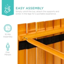 Best Choice Products 28x28in Foldable Indoor Outdoor Portable Wooden Table For Picnics, Camping, Beach W/ Carrying Case 10 Best Choice Products 28x28in Foldable Indoor Outdoor Portable Wooden Table For Picnics, Camping, Beach W/ Carrying Case -Best Choice Products GUEST d7fc3db0 9770 41c5 8dbc 444ee9ca9126