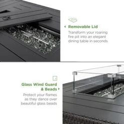 Best Choice Products 52in Wicker Propane Gas Fire Pit Table 50,000 BTU W/ Glass Wind Guard, Tank Holder, Cover 10 Best Choice Products 52in Wicker Propane Gas Fire Pit Table 50,000 BTU W/ Glass Wind Guard, Tank Holder, Cover -Best Choice Products GUEST dd2aa6ca 19c0 4848 8ba6 a001a9cfacf4