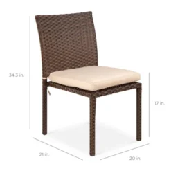 Best Choice Products Set Of 4 Stackable Outdoor Patio Wicker Chairs W/ Cushions, UV-Resistant Finish 11 Best Choice Products Set Of 4 Stackable Outdoor Patio Wicker Chairs W/ Cushions, UV-Resistant Finish -Best Choice Products GUEST ddec3f6b aac5 4a8b 963f 2916e55365c5