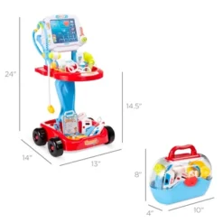 Best Choice Products Play Doctor Kit For Kids, Pretend Medical Station Set With Carrying Case, Mobile Cart -Best Choice Products GUEST decdc854 7b66 463d 83de 8194bf83cd63