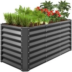 Best Choice Products 4x2x2ft Outdoor Metal Raised Garden Bed, Planter Box For Vegetables, Flowers, Herbs -Best Choice Products GUEST e07838ac d41a 427c 86a5 b642cb3195f8