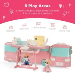 Best Choice Products Camper Van Playset Pretend Play Dollhouse Toy With 54 Accessories And Tiny Critters For Kids -Best Choice Products GUEST e28539f6 704c 4c3a 9fde ed54dc58ddb1