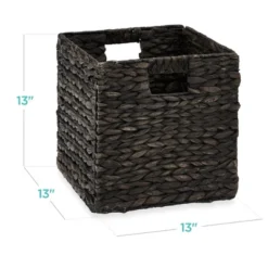 Best Choice Products 13x13in Hyacinth Storage Baskets, Set Of 5 Multipurpose Collapsible Organizers -Best Choice Products GUEST e54bd7a9 7fdb 445c ac8d 07ea7a9ac22b