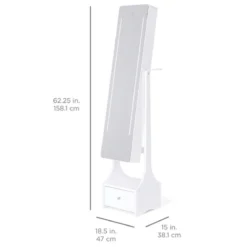 Best Choice Products Full Length LED Mirrored Jewelry Storage Organizer Cabinet W/ Interior & Exterior Lights -Best Choice Products GUEST ed52fe78 d37b 449a 96a1 5709671c3fe3