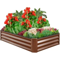 Best Choice Products 6x3x1ft Outdoor Metal Raised Garden Bed For Vegetables, Flowers, Herbs, Plants 18 Best Choice Products 6x3x1ft Outdoor Metal Raised Garden Bed For Vegetables, Flowers, Herbs, Plants -Best Choice Products GUEST eedb3c0d eeed 47a1 aee9 f98a776c583d