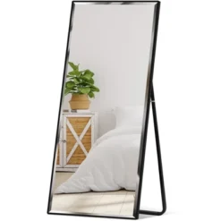 Best Choice Products 65x22in Full Length Mirror, Rectangular Beveled Wall Hanging & Leaning Floor Mirror -Best Choice Products GUEST f0b5713e 649a 47e5 af51 8a8ed91b854b