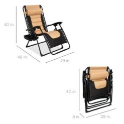 Best Choice Products Oversized Padded Zero Gravity Chair, Folding Outdoor Patio Recliner W/ Headrest, Side Tray 19 Best Choice Products Oversized Padded Zero Gravity Chair, Folding Outdoor Patio Recliner W/ Headrest, Side Tray -Best Choice Products GUEST f0ba7360 cb6e 4983 b0c3 2bfbb288f4f3