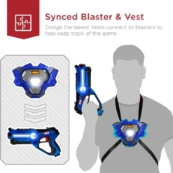 Best Choice Products Set Of 4 Infrared Laser Tag Blasters & Vest Set For Kids & Adults -Best Choice Products GUEST f1417720 cee8 49f4 82df 8b1df28e74d2