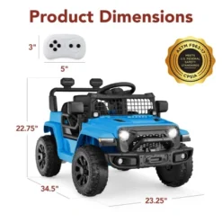Best Choice Products 6V Kids Ride-On Truck Car W/ Parent Remote Control, 4-Wheel Suspension, LED Lights -Best Choice Products GUEST f628342c 90cc 44e7 8044 c9102a348e4d