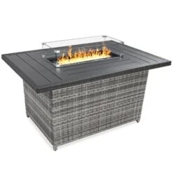 Best Choice Products 52in Wicker Propane Gas Fire Pit Table 50,000 BTU W/ Glass Wind Guard, Tank Holder, Cover 12 Best Choice Products 52in Wicker Propane Gas Fire Pit Table 50,000 BTU W/ Glass Wind Guard, Tank Holder, Cover -Best Choice Products GUEST f6dd7eb4 0ea3 4df9 b348 3dbd65e52eed