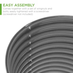 Best Choice Products 63in Oval Metal Raised Garden Bed, Customizable Outdoor Planter For Gardening, Plants -Best Choice Products GUEST f72ca146 d081 439b a480 e85c4d5786bb