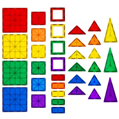 Best Choice Products 110-Piece Kids Magnetic Tiles Set Construction Building Blocks Educational STEM Toy With Case 5 Best Choice Products 110-Piece Kids Magnetic Tiles Set Construction Building Blocks Educational STEM Toy With Case - Image 5