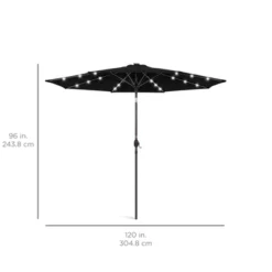 Best Choice Products 10ft Solar LED Lighted Patio Umbrella W/ Tilt Adjustment, UV-Resistant Fabric -Best Choice Products GUEST fb963372 dd87 4521 bcfd d27e7fa78eb2