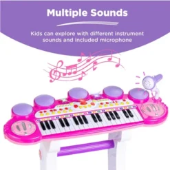 Best Choice Products 37-Key Kids Electronic Piano Keyboard W/ Multiple Sounds, Lights Microphone, Stool -Best Choice Products GUEST fef48c66 cec6 4bb6 84a0 0f3139283c4d